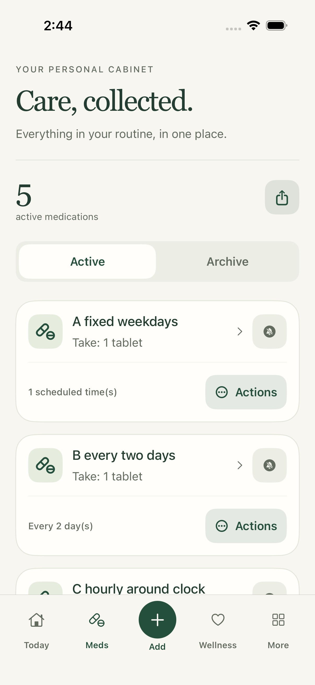 MedsGuardian medication schedules